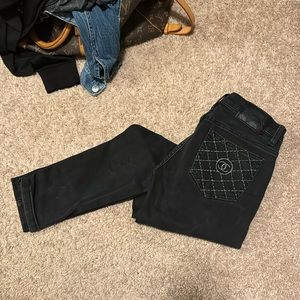 Chanel skinny jeans, sized Medium on tag but would fit an XS.